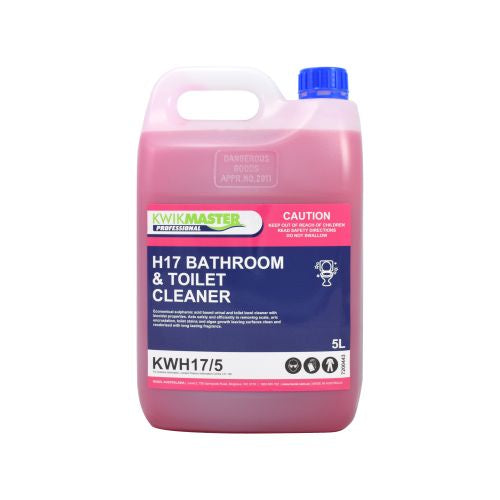 Kwikmaster H17 Toilet And Urinal Cleaner 5L - CT of 3