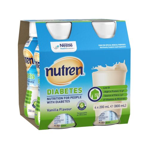 Nestle Healthscience Nutren Diabetes Vanilla 200ml - CT of 24