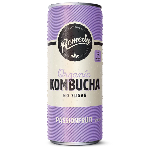 Remedy Kombucha Passionfruit (24 x 250ml) | Subscription