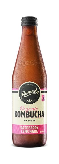 Remedy Kombucha Raspberry Lemonade (12 x 330ml) | Subscription