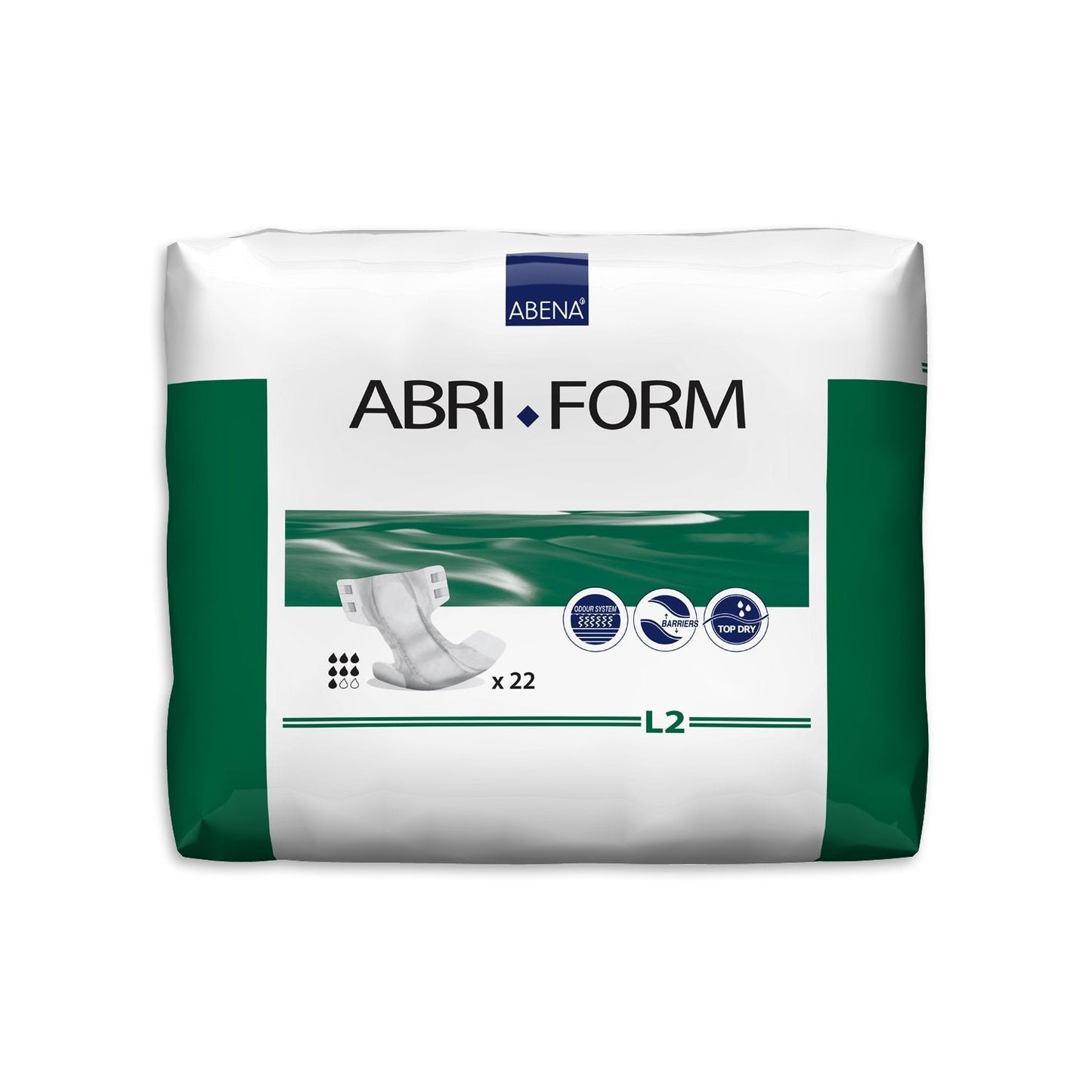 Abri-Form Comfort L2 Green 2800ml 100-150cm - CT of 88