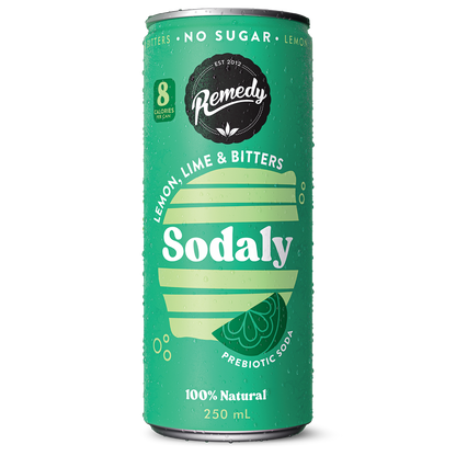 Remedy Sodaly Lemon Lime Bitters (24 x 250ml) | Subscription
