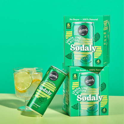 Remedy Sodaly Lemon Lime Bitters (24 x 250ml) | Subscription