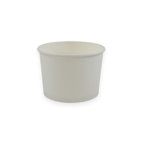 Sustain Paper Round Bowl/Container White 8Oz 90mm - CT/1000