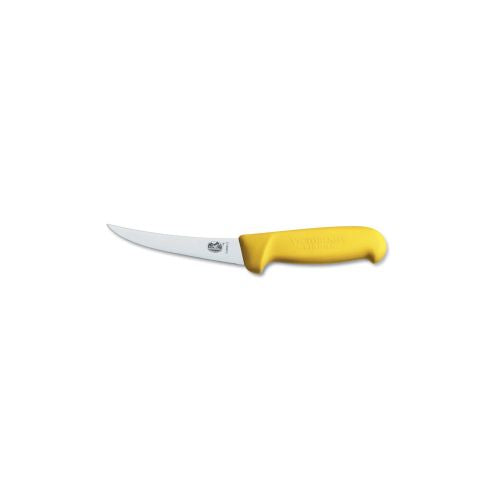 Knife Victorinox Fibrox Boning Narrow Curved Yellow 5" - Each