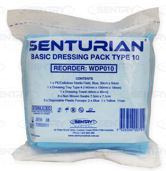 Sentry Medical Senturian Basic Dressing Pack #10 Tear Pack - Each