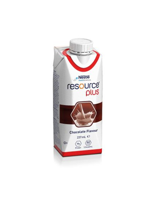 Nestle Resource Plus Chocolate 237ml - CT of 24