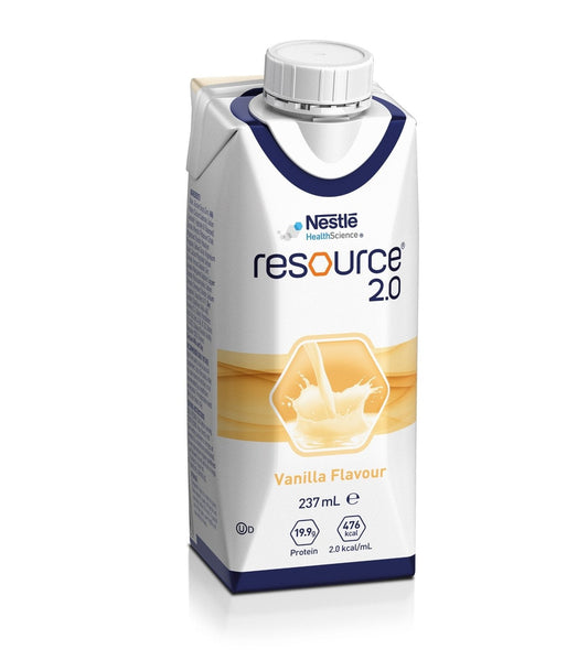 Nestle Resource 2.0 Vanilla 237ml - CT of 24