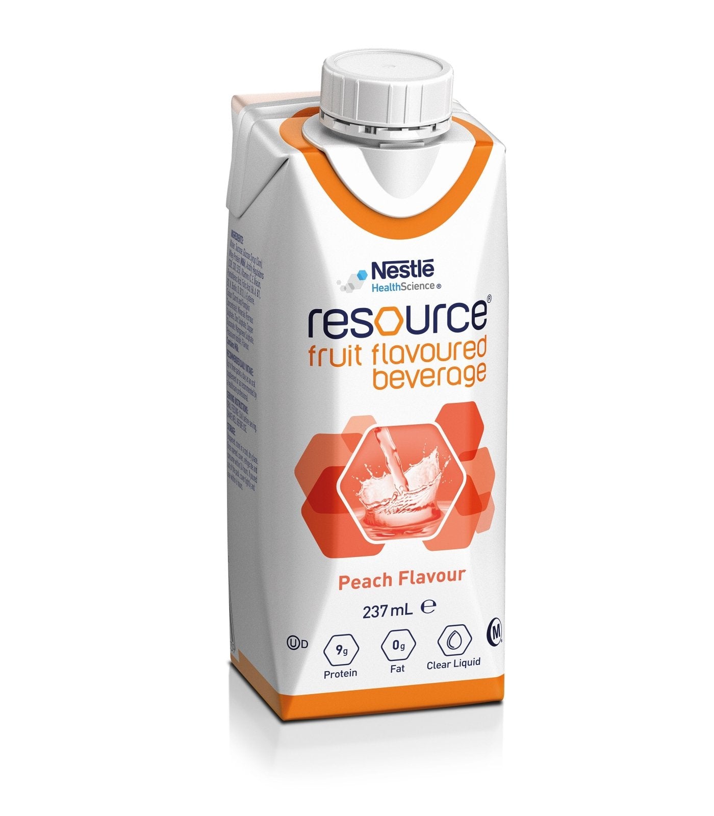 Nestle Resource Fruit Beverage Peach 237ml - CT of 24