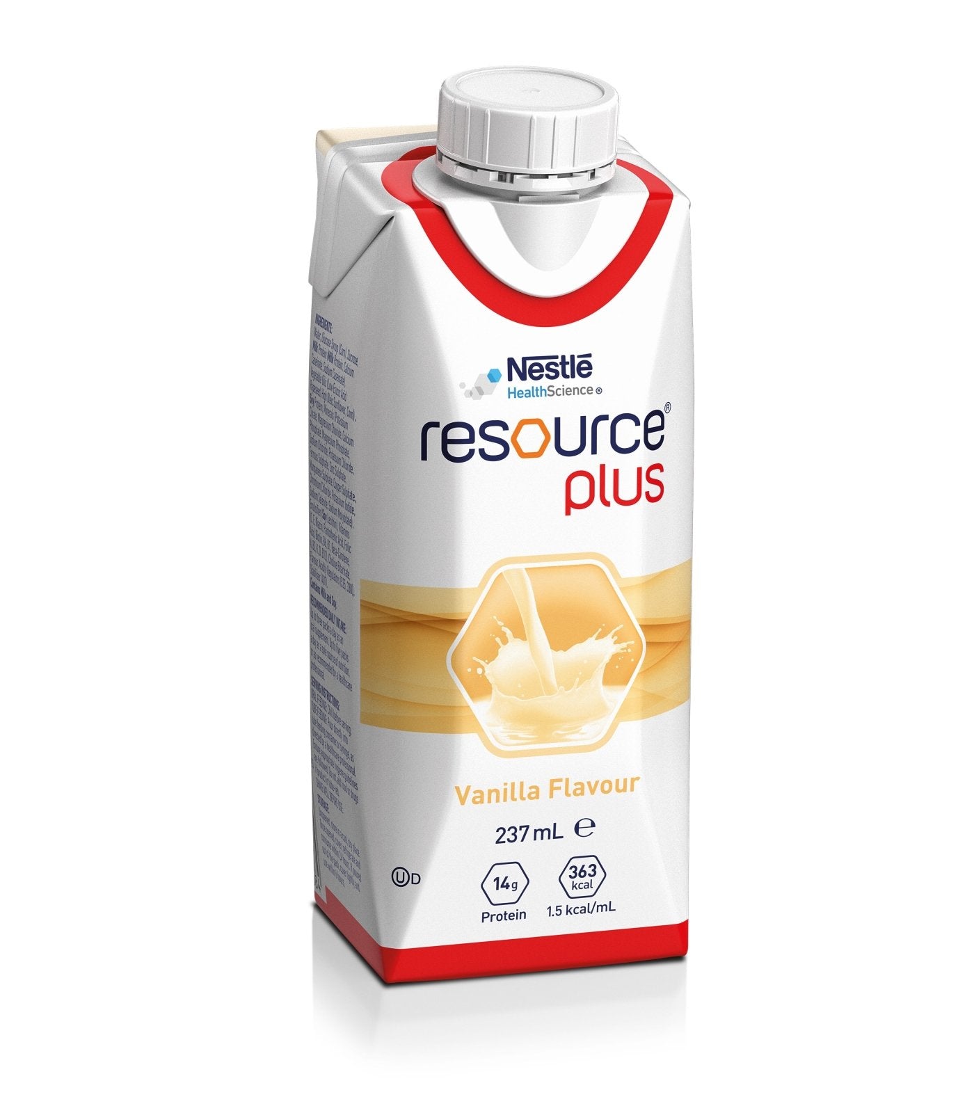 Nestle Resource Plus Vanilla 237ml - CT of 24